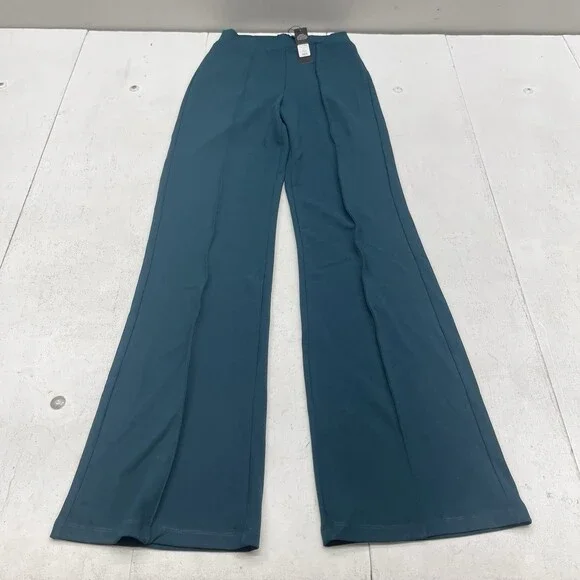 fashion nova high waisted dress pants High Waist Wide Leg Printed Pants Black / Medium main image 1